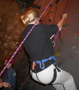 Abseiling on our indoor venue